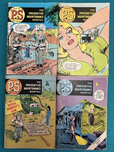 PS Preventive Maintenance Monthly Magazine 1967 Lot of 4