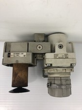 SMC AR40-04B-A Pressure Regulating Valve With AF4000-04 Air Filter Assembly