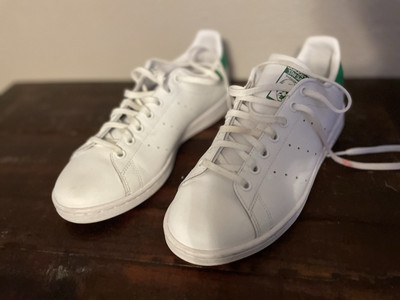Size 7 Men - Adidas Stan Smith White/Green