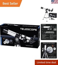 The Ultimate Kids' Astronomy Tool: 100x Magnification Telescope with Finderscope