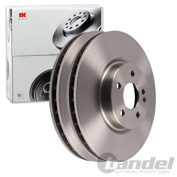 2X NK Bremsscheiben 330Mm BelÜFtet Vorne Passend FÜR MERCEDES-BENZ Marco-image
