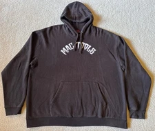 ~Mac Tools~Speed Shop~Hoodie~Sweatshirt~Black~Skull~Mechanic~Car~Truck~Mens 3XL