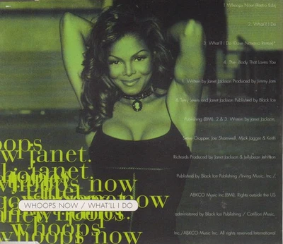 Janet Jackson - Whoops Now - Maxi CD 4 titres - TBE - Photo 1/2
