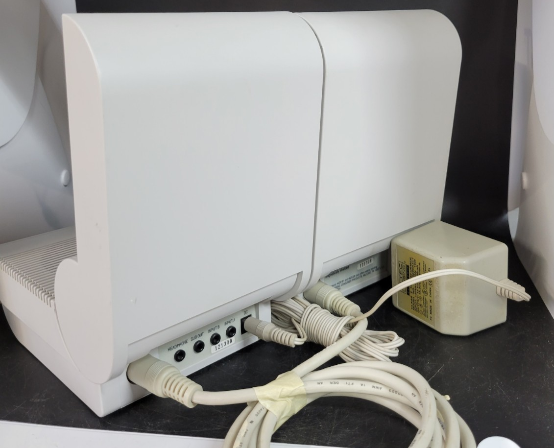 RARE Retro Altec Lansing ACS300.1 2.1 PC Foldable Speaker System RARE Retro Altec Lansing ACS300.1 2.1 PC Foldable Speaker System