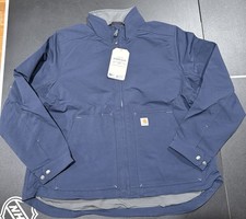 Carhartt Womens Super Dux Softshell Jacket Navy Blue Rain Defender XXL NWT