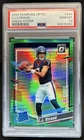 2023 Donruss Optic C.J. Stroud Green Hyper Prizm RC Rated Rookie #244 PSA 10