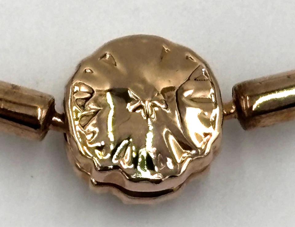 Original Pandora Armreif funkelnde Schneeflocke rosévergoldet - Bild 4 von 4