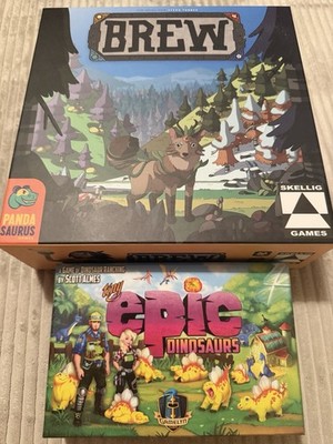 Brettspiele: Brew | tiny epic Dinosaurs