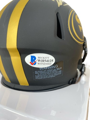 PATRICK WILLIS SIGNIERT SF 49ERS ECLIPSE MINI HELM BECKETT COA WH54125 - Bild 6 von 8