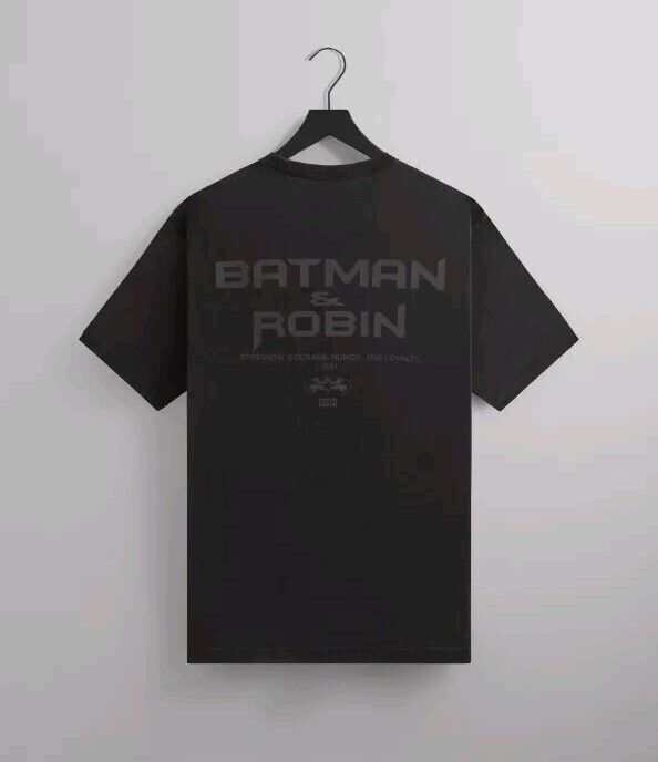 Kith Batman And Robin Vintage Tee T-shirt Black Size XXL 2XL Kith Batman And Robin Vintage Tee T-shirt Black Size XXL 2XL