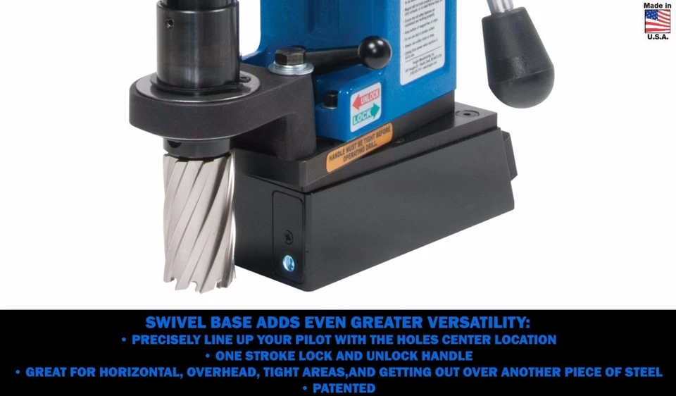 Hougen HMD904S 115-Volt Swivel Base Magnetic Drill - Image 2 of 4