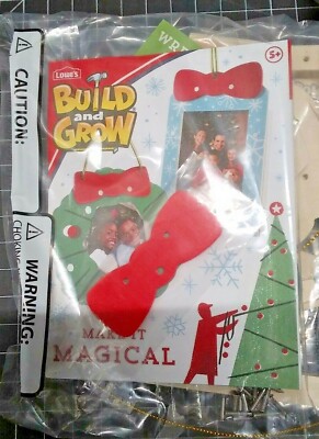 Lowes DIY Build and Grow Workshop Wood Kit Magical Christmas Free Shipping