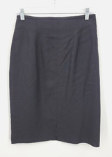 Evan Picone Skirt Womens 10 Black Pencil Straight Modern Girl USA Made Vintage
