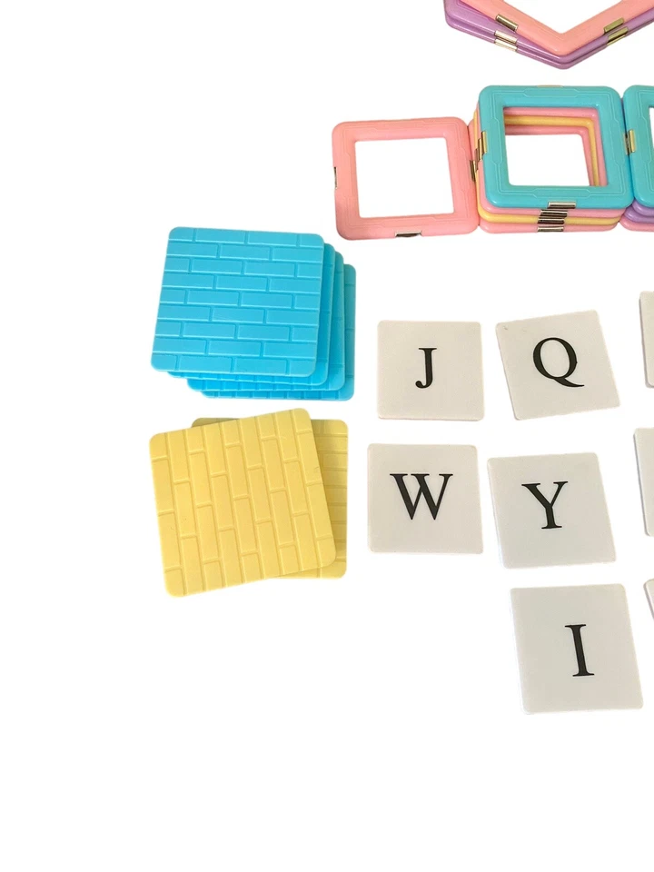 Intelligent Magnetic Building Letters Doors Windows Replacement Parts Lot Of 70 - Image 4 of 4