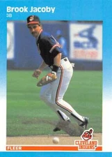 1987 Fleer Glossy #253 Brook Jacoby NM-MT Indians  ID:79700