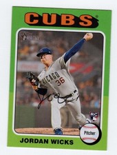 2024 Topps Heritage Jordan Wicks RC #390 Chicago Cubs