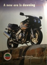 LAVERDA 750S ORIGINAL 1997 COLOUR ADVERT 30cm by 22cm