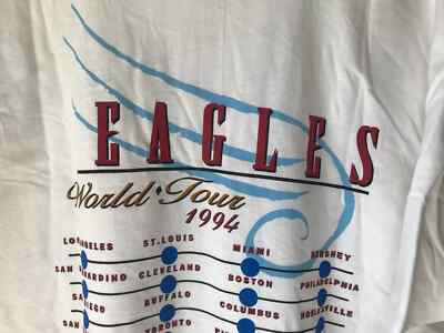 The Eagles x5 ~ Signed Autographed T-Shirt Glenn Frey Don Henley