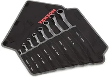 Tekton WBE23508 8 Pc 45-Degree Offset Box End Wrench Set