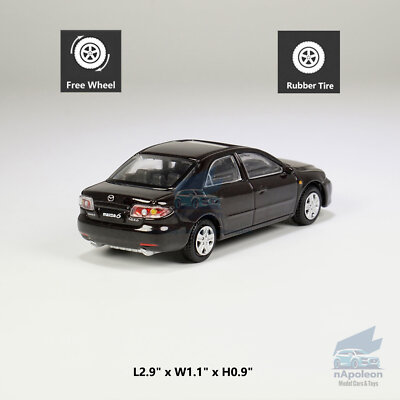 1:64 Mazda 6 2008 Model Car Alloy Diecast Vehicle Collection Gift