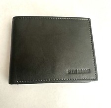 Steve Madden Men s Genuine Wallet Soft Befold Black