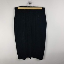 Scott McClintock Womens VTG Skirt Size 12 Black Velvet