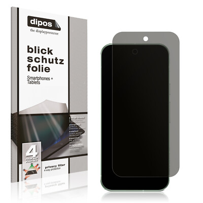 Blickschutzfolie für Google Pixel 9 matt Schutzfolie Folie Display Schutz dipos