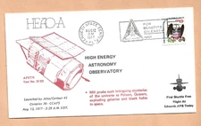 HEAO-A LAUNHED BY ATLAS CENTAUR AUG 12,1977 KSC  SPACE COVER  NASA