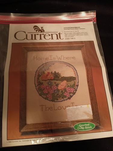 Vintage Current Housewarming Counted Cross Stitch Sampler - Picture 2 of 3
