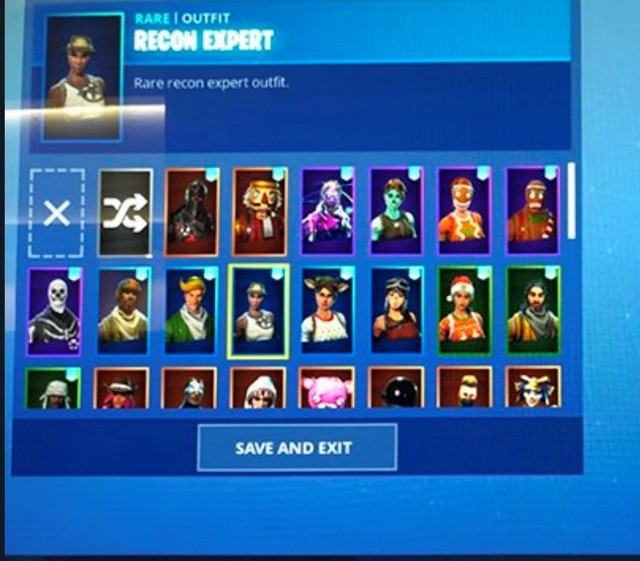 fortnite account renegade raider og skull ghoul trooper galaxy recon expert - fortnite account recon expert xbox