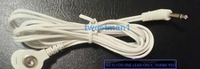 ELECTRODE LEAD WIRE Cable 2.5mm for Digital Massager TENS Snap Connection