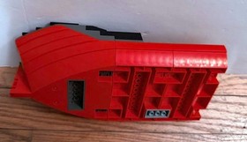 1996 LEGO PART# 2558c04-RED BOAT, HULL STERN LARGE DARK GRAY TOP for 6289/6290