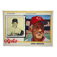 1978 Topps #401 Sparky Anderson in EX Condition Reds