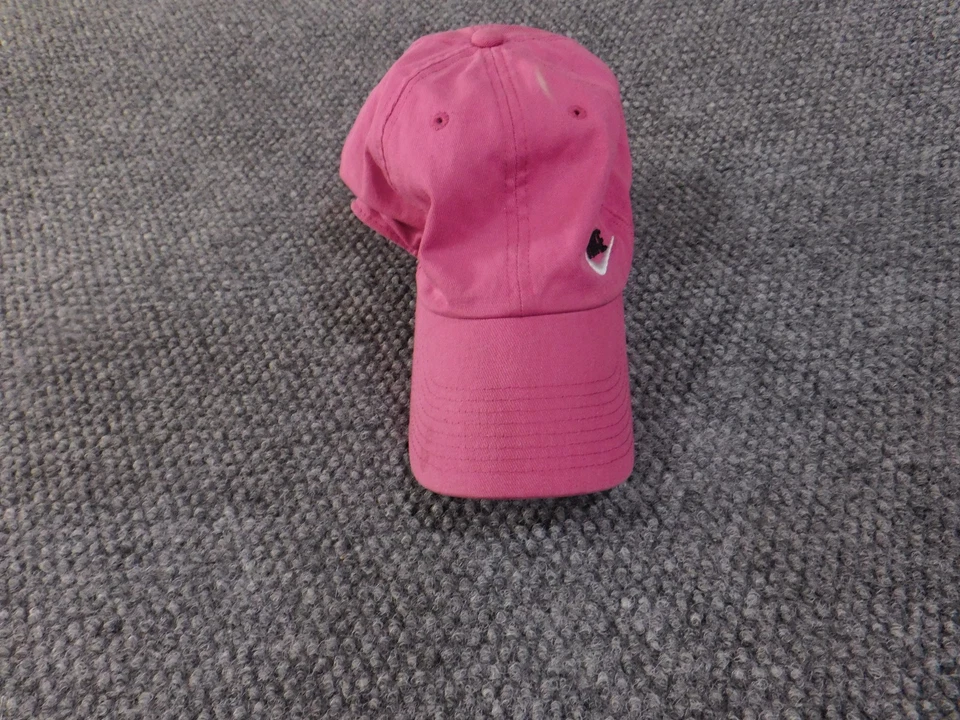 Nike Sombrero Mujer Uno Rosa Heritage86 Gorra Ajustable Correa Logo Gorra Foto 2 de 4
