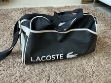 Men’s Lacoste Black Duffle Bag Gym Weekend Used