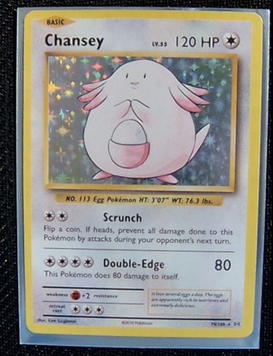 Pokemon TCG Chansey 70/108 Holo XY - Evolutions Holo Rare