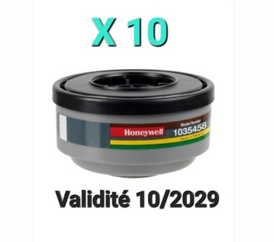 10 ABEK1 Filter für Click-fit Bajonett Halbmaske HONEYWELL 1035458 