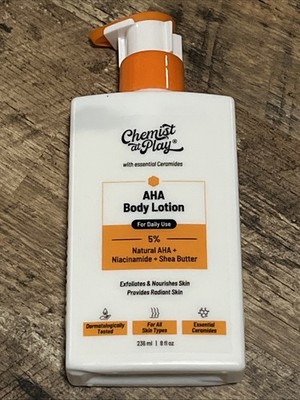 Chemist At Play AHA Brightening Body Lotion with 5% Natural AHA 236ml Free Ship