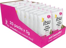 itsu Sea Salt Flavour Seaweed Thins | Crispy Seaweed Thins | NEW 20 Pack UK