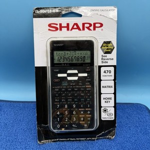 Sharp EL-506TSBBW Calculatrice scientifique avancée EL506TSBBW