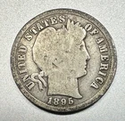 1895-SS  BARBER DIME   GOOD   BETTER DATE #1726