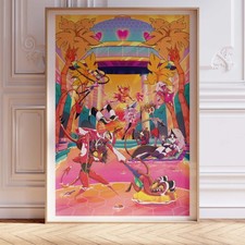 Helluva Boss Characters Poster Wall Art A0 Large Print Decor Cartoon