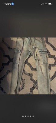MNML Cargo Jeans in Medium Blue