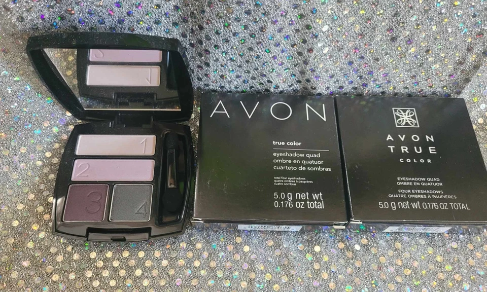 Avon True Color Eyeshadow Quad PURPLE HAZE ~ NEW Cond. ~ NEXT DAY FAST SHIPPING! - Image 3 of 4
