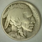 1914 S Buffalo Indian Head Nickel 5c Coin Good Circulated Condition SanFrancisco