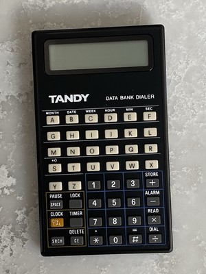 Vintage Tandy Calculator Data Bank Pocket Tone Dialer 80 s Retro Rare - WORKING