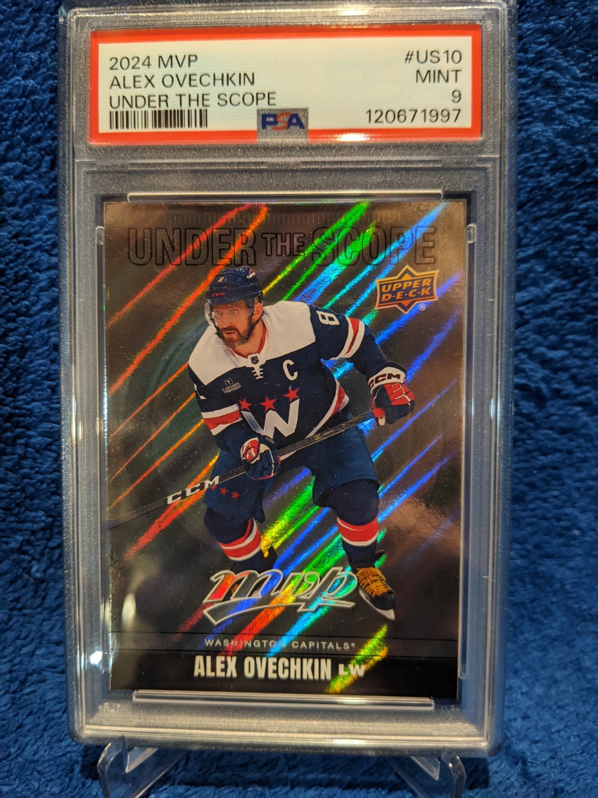 2024-25 Upper Deck MVP - Alexander Ovechkin PSA 9 #US-10