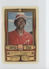 1983 Perma-Graphics/Topps Credit Cards George Hendrick #150-SSN8306