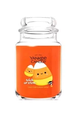 Yankee Candle TRICK OR TREAT Jar Halloween CANDY CORN & SPOOKY SUGAR Fragrance 