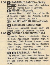 1964 TV AD/JIM, JAMES RIZOS of SACRED HEART HIGH SCHOOL/SCIENCE COUNTDOWN SHOW